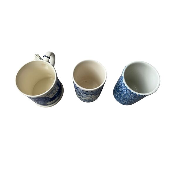 Nwt Set of 3 Mason’s Blue & White China Mugs - Picture 3 of 6